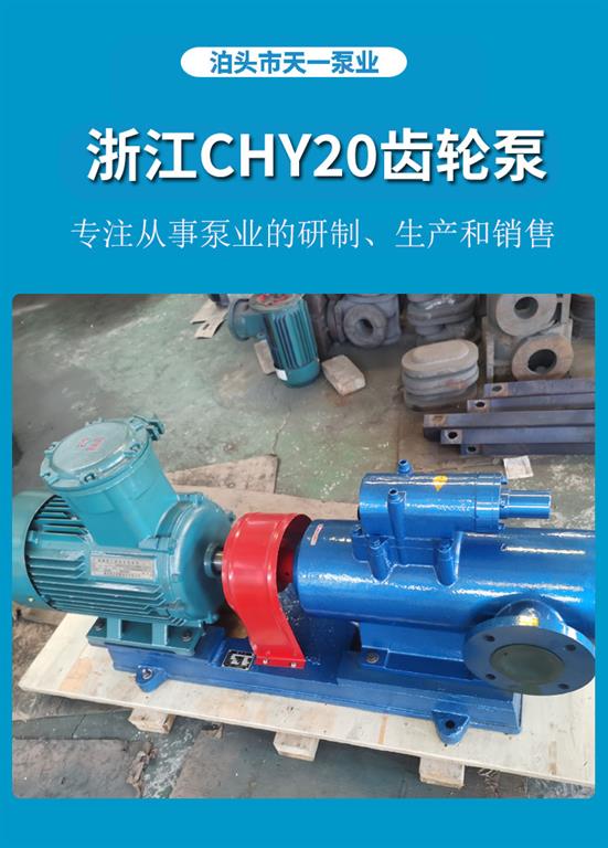 <strong>浙江CHY20齿轮泵</strong>