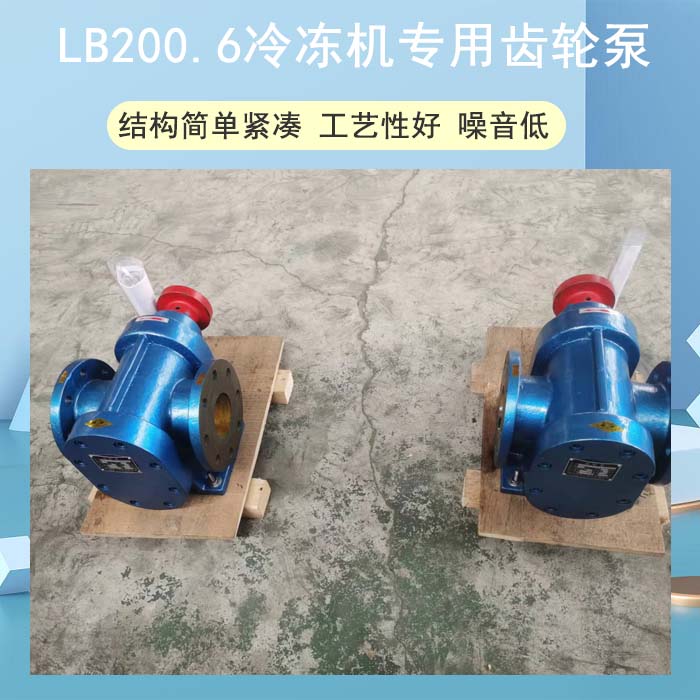 LB20/0.6冷冻机专用齿轮泵