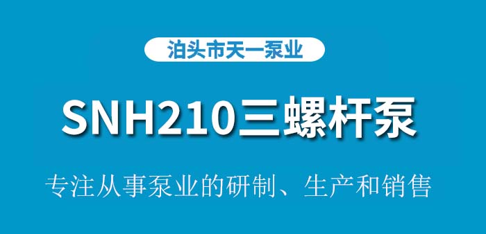 <strong>SNH210三螺杆泵</strong>