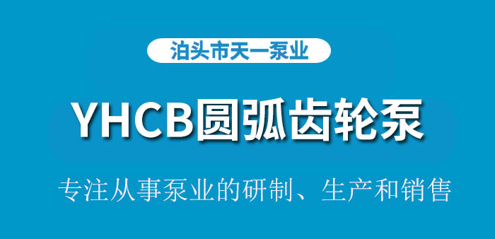 YHCB圆弧齿轮泵
